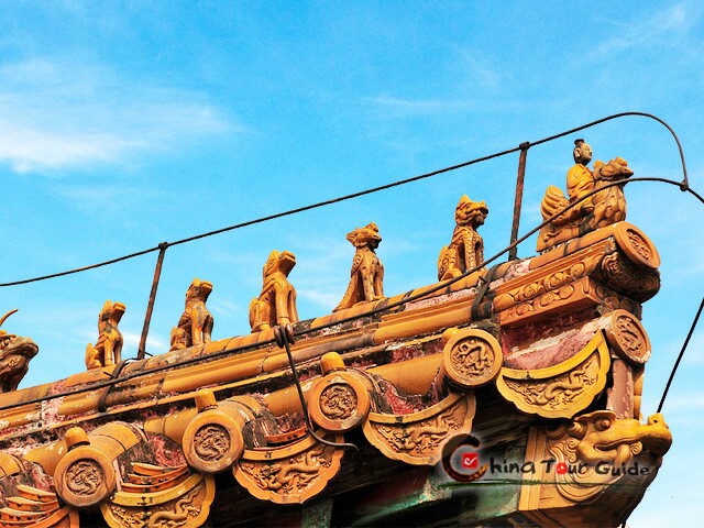 beijing forbidden city roof